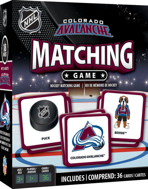 Load image into Gallery viewer, Colorado Avalanche Matching Game by MasterPieces Puzzle Company INC

