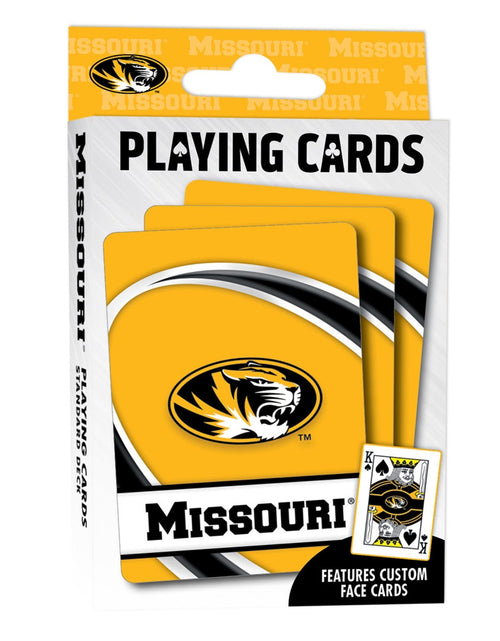 Load image into Gallery viewer, Missouri Tigers Playing Cards - 54 Card Deck by MasterPieces Puzzle Company INC
