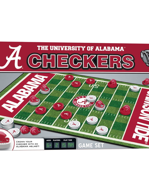 Load image into Gallery viewer, Alabama Crimson Tide Checkers Board Game by MasterPieces Puzzle Company INC
