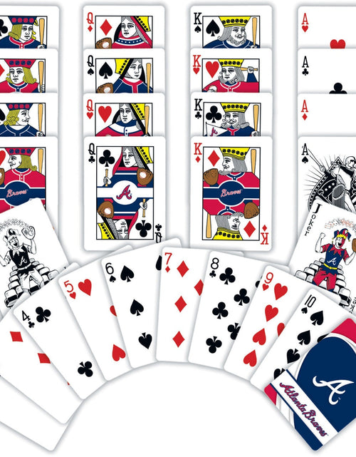 Load image into Gallery viewer, Atlanta Braves Playing Cards - 54 Card Deck by MasterPieces Puzzle Company INC
