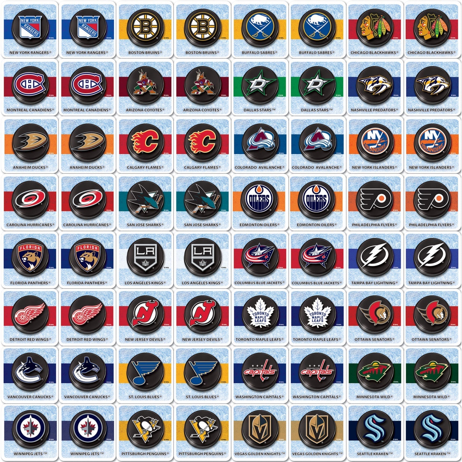 NHL - League Matching Game by MasterPieces Puzzle Company INC
