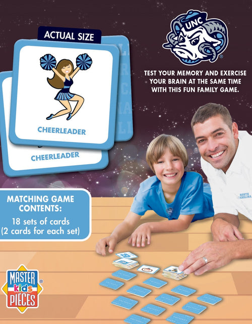 Load image into Gallery viewer, UNC Tar Heels Matching Game by MasterPieces Puzzle Company INC
