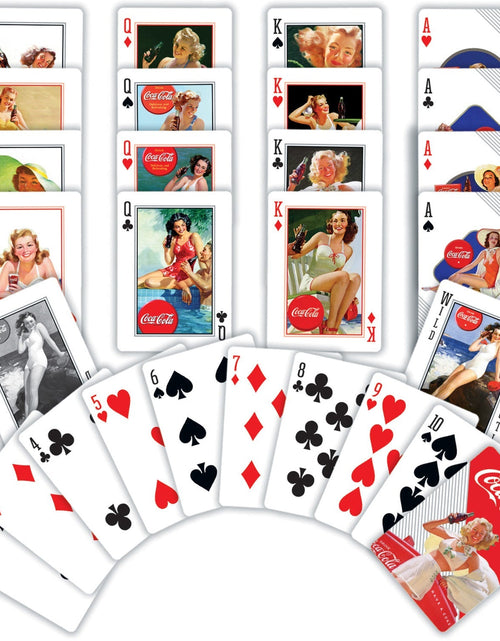 Load image into Gallery viewer, Coca-Cola Classic Ads Playing Cards - 54 Card Deck by MasterPieces Puzzle Company INC
