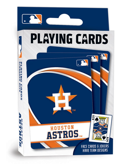 Load image into Gallery viewer, Houston Astros Playing Cards - 54 Card Deck by MasterPieces Puzzle Company INC
