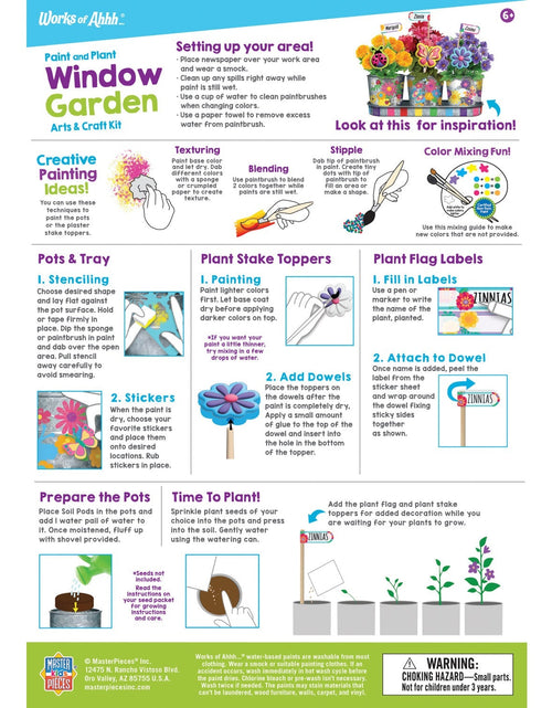 Load image into Gallery viewer, Window Garden Arts &amp; Craft Kit by MasterPieces Puzzle Company INC
