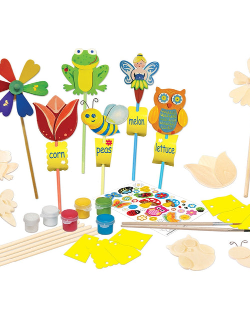 Load image into Gallery viewer, Garden Decor Wood Craft &amp; Paint Kit by MasterPieces Puzzle Company INC
