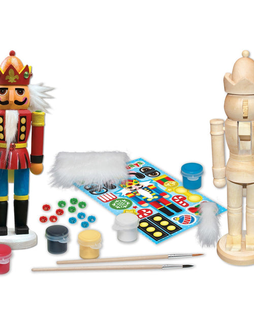 Load image into Gallery viewer, Holiday Craft Kit - Nutcracker Prince Wood Craft &amp; Paint Kit by MasterPieces Puzzle Company INC
