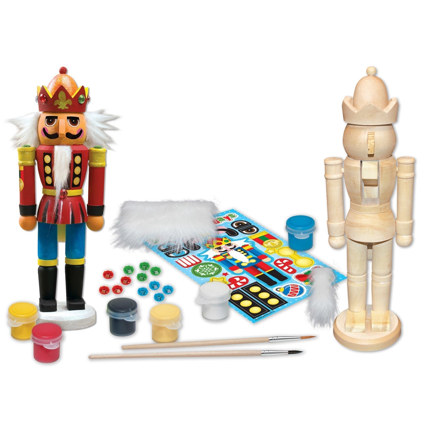 Holiday Craft Kit - Nutcracker Prince Wood Craft & Paint Kit by MasterPieces Puzzle Company INC