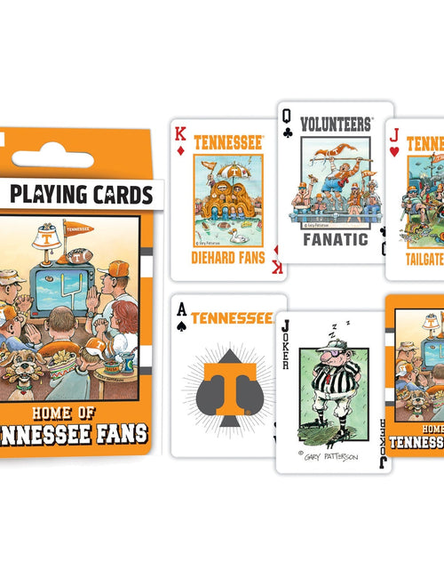 Load image into Gallery viewer, Tennessee Volunteers Fan Deck Playing Cards - 54 Card Deck by MasterPieces Puzzle Company INC
