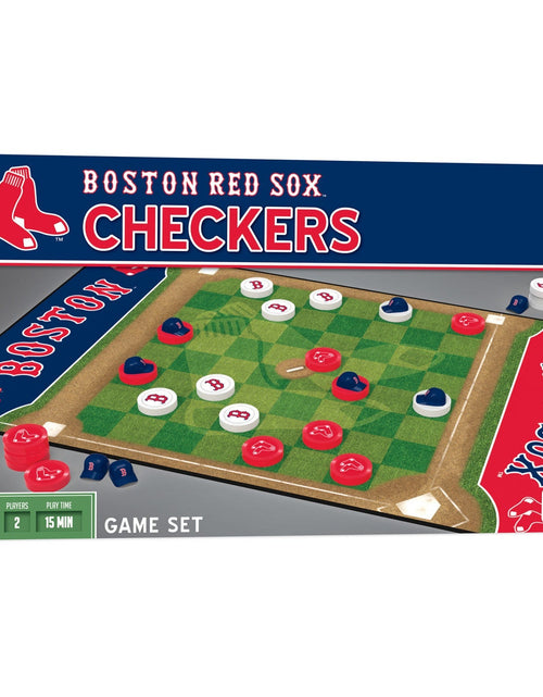 Load image into Gallery viewer, Boston Red Sox Checkers Board Game by MasterPieces Puzzle Company INC
