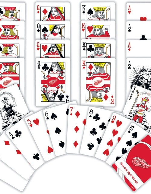 Load image into Gallery viewer, Detroit Red Wings Playing Cards - 54 Card Deck by MasterPieces Puzzle Company INC
