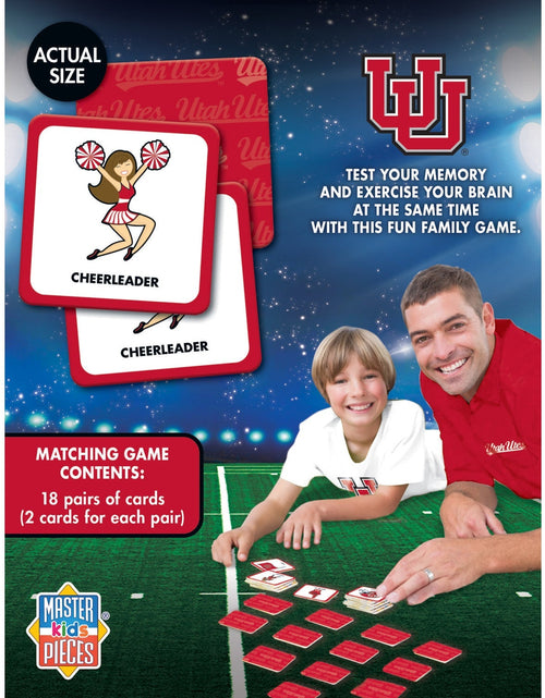 Load image into Gallery viewer, Utah Utes Matching Game by MasterPieces Puzzle Company INC
