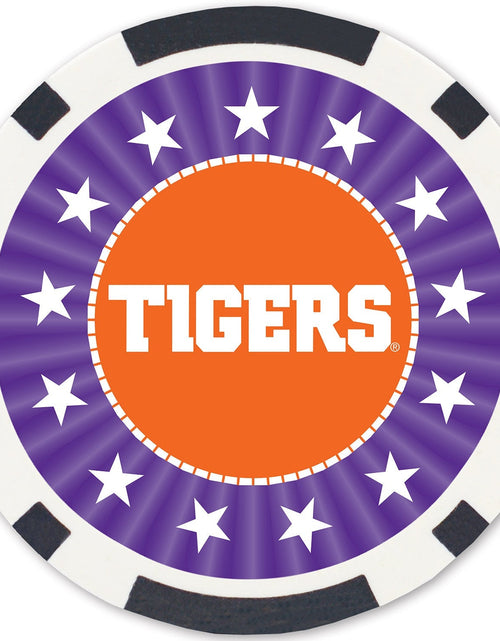 Load image into Gallery viewer, Clemson Tigers 100 Piece Poker Chips by MasterPieces Puzzle Company INC
