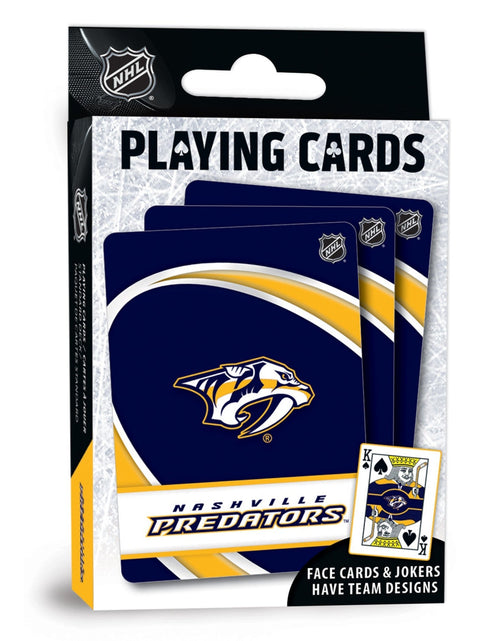 Load image into Gallery viewer, Nashville Predators Playing Cards - 54 Card Deck by MasterPieces Puzzle Company INC
