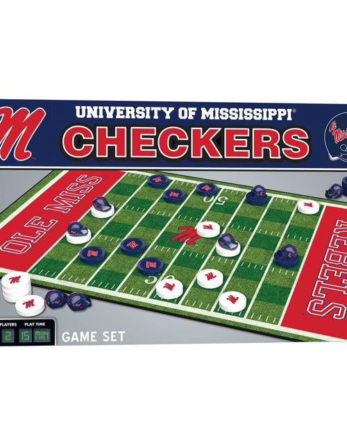 Load image into Gallery viewer, Ole Miss Rebels Checkers Board Game by MasterPieces Puzzle Company INC
