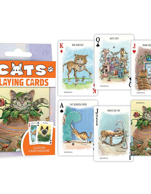 Load image into Gallery viewer, Cats Playing Cards - 54 Card Deck by MasterPieces Puzzle Company INC
