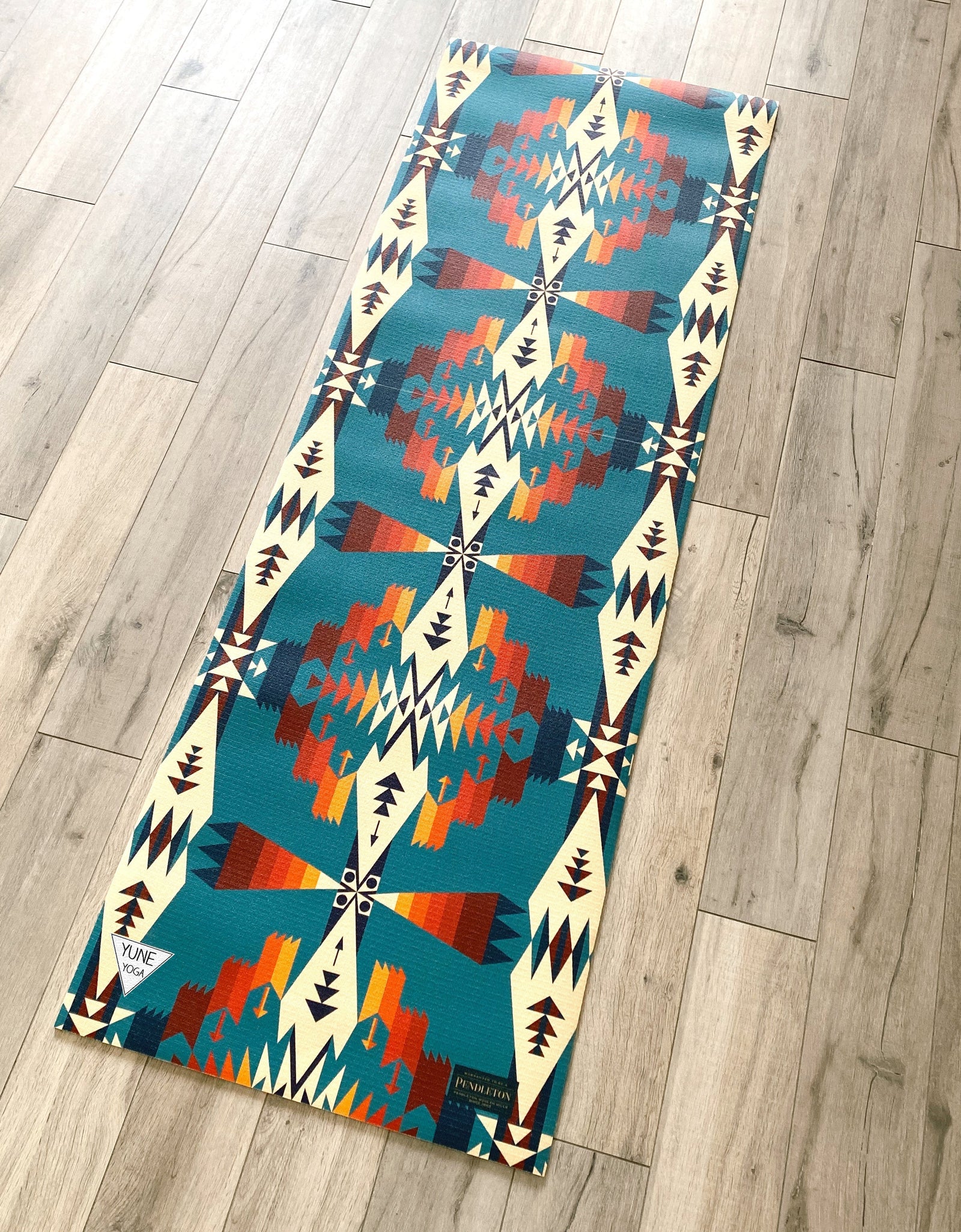 Pendleton x Yune Yoga Tucson Turquoise Mat 5mm by Yune Yoga