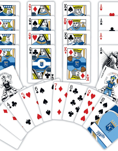 Load image into Gallery viewer, Kansas City Royals Playing Cards - 54 Card Deck by MasterPieces Puzzle Company INC
