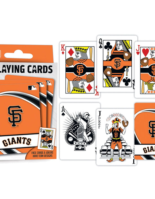 Load image into Gallery viewer, San Francisco Giants Playing Cards - 54 Card Deck by MasterPieces Puzzle Company INC
