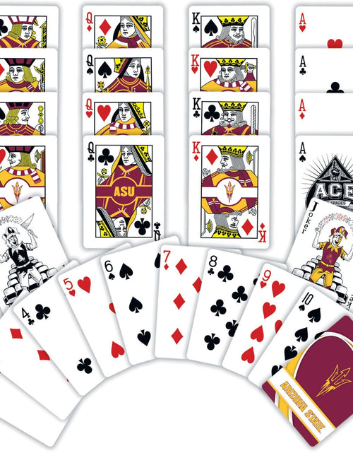 Load image into Gallery viewer, Arizona State Sun Devils Playing Cards - 54 Card Deck by MasterPieces Puzzle Company INC
