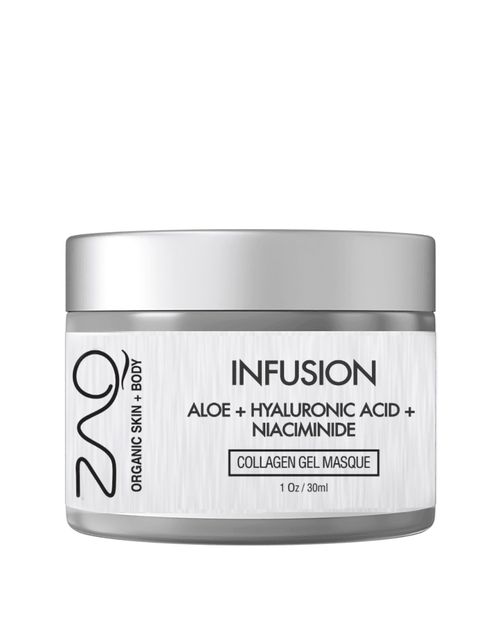 Load image into Gallery viewer, ZAQ Organic Infusion Collagen Gel Masque - Aloe + Hyaluronic Acid + Niacinamide by ZAQ Skin &amp; Body
