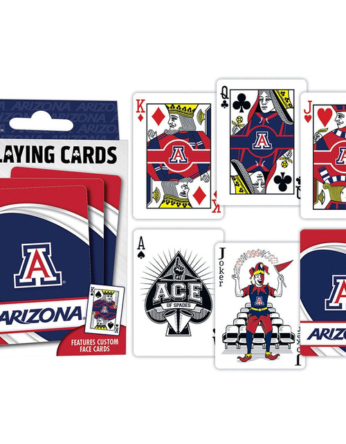 Load image into Gallery viewer, Arizona Wildcats Playing Cards - 54 Card Deck by MasterPieces Puzzle Company INC
