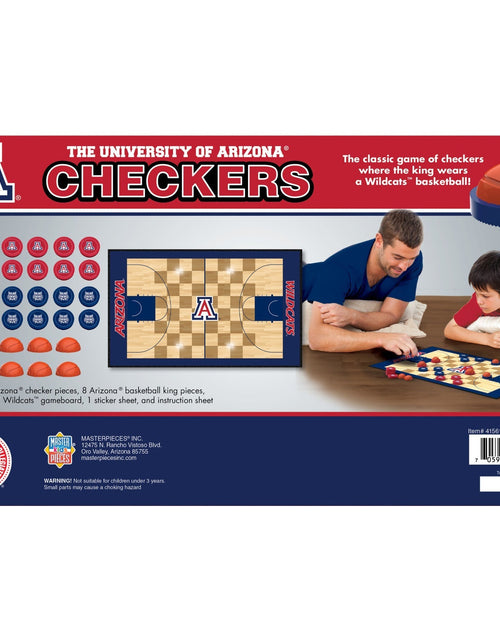 Load image into Gallery viewer, Arizona Wildcats Checkers Board Game by MasterPieces Puzzle Company INC
