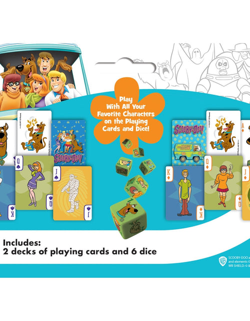 Load image into Gallery viewer, Scooby Doo 2-pack Playing Cards &amp; Dice Set by MasterPieces Puzzle Company INC
