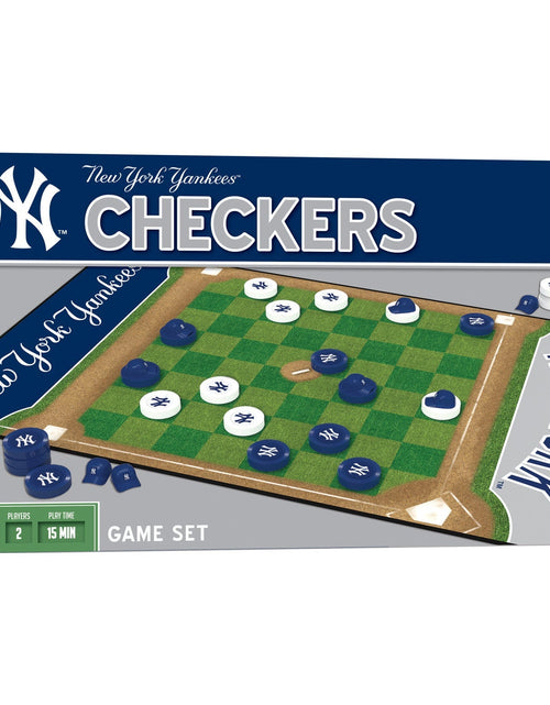 Load image into Gallery viewer, New York Yankees Checkers Board Game by MasterPieces Puzzle Company INC

