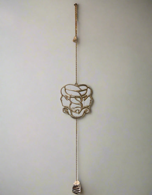 Load image into Gallery viewer, Zodiac Silhouette and Crystal Wall Hanging by Ariana Ost

