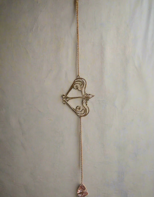Load image into Gallery viewer, Zodiac Silhouette and Crystal Wall Hanging by Ariana Ost
