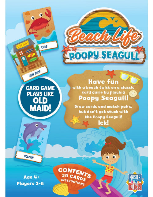 Load image into Gallery viewer, Beach Life - Poopy Seagull Card Game by MasterPieces Puzzle Company INC
