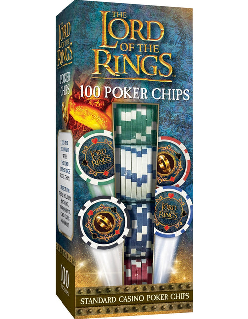 Load image into Gallery viewer, Lord of The Rings 100 Piece Poker Chips by MasterPieces Puzzle Company INC
