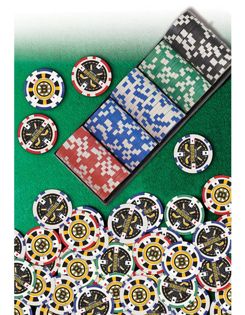Load image into Gallery viewer, Boston Bruins 100 Piece Poker Chips by MasterPieces Puzzle Company INC
