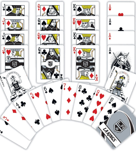 Los Angeles Kings Playing Cards - 54 Card Deck by MasterPieces Puzzle Company INC