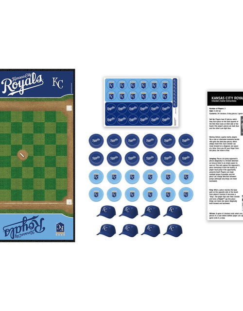 Load image into Gallery viewer, Kansas City Royals Checkers Board Game by MasterPieces Puzzle Company INC
