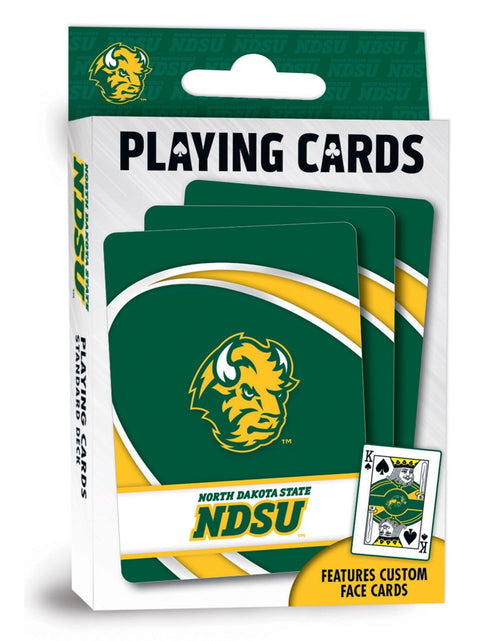 Load image into Gallery viewer, North Dakota State Bison Playing Cards - 54 Card Deck by MasterPieces Puzzle Company INC
